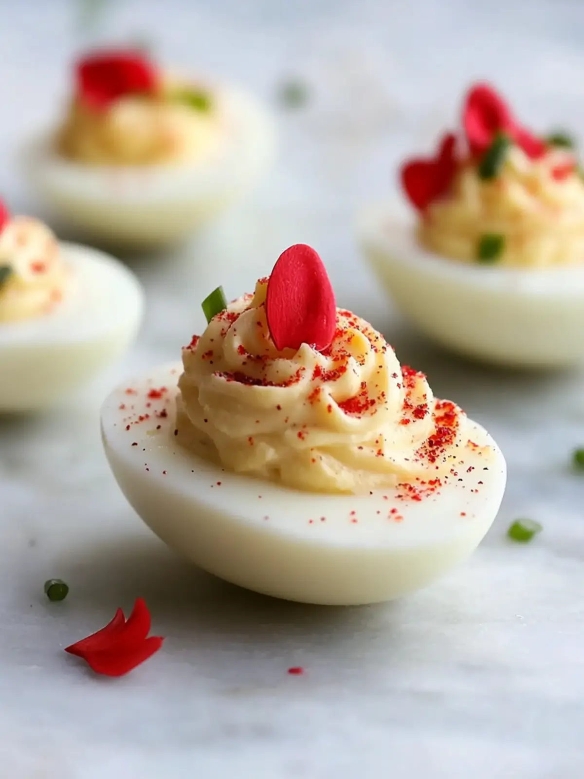Romantic Valentine’s Day Deviled Eggs with a Colorful Twist 4 Romantic Valentine’s Day Deviled Eggs
