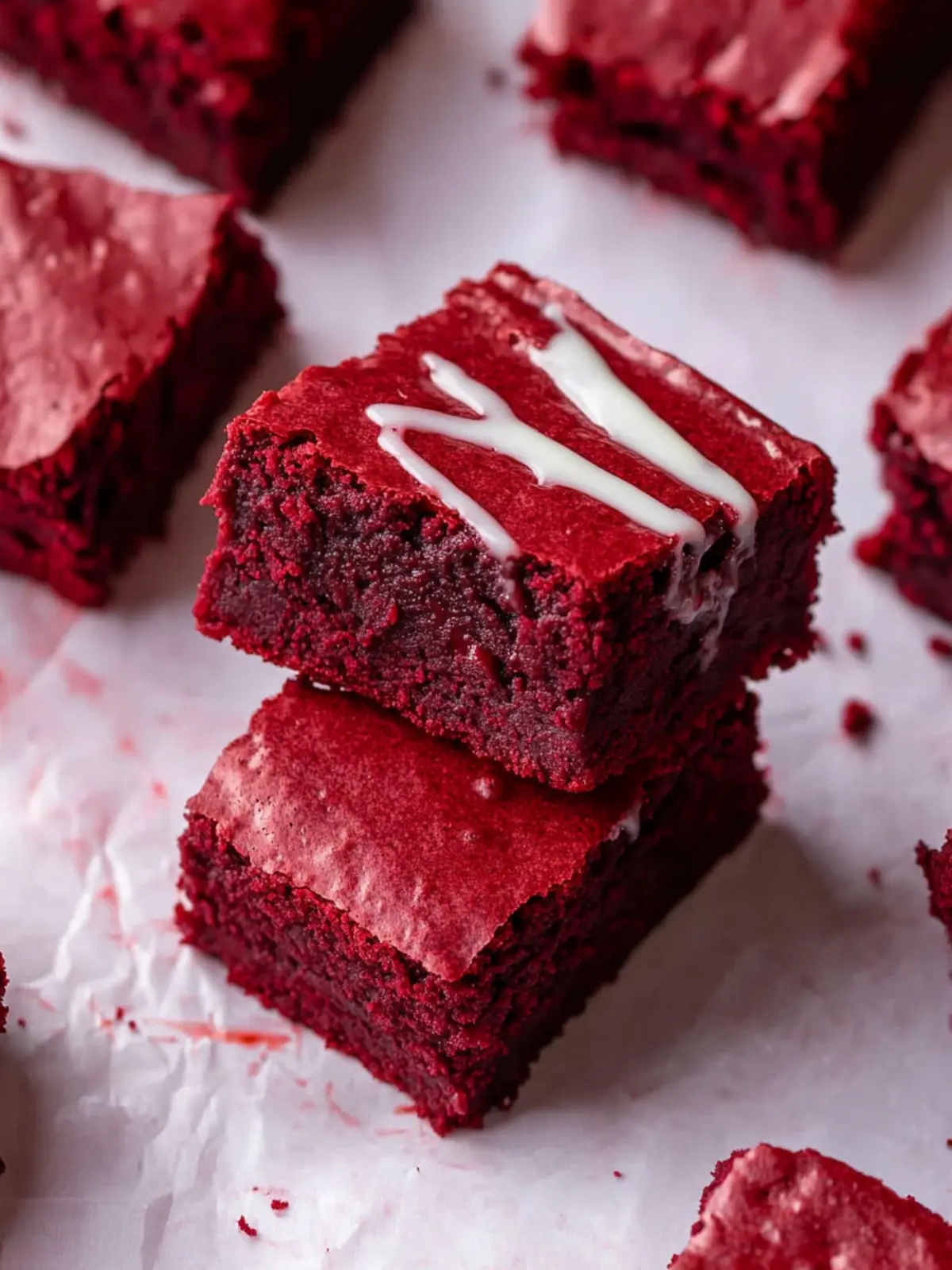 Decadent Fudgy Red Velvet Brownies to Wow Your Taste Buds 3 Fudgy Red Velvet Brownies