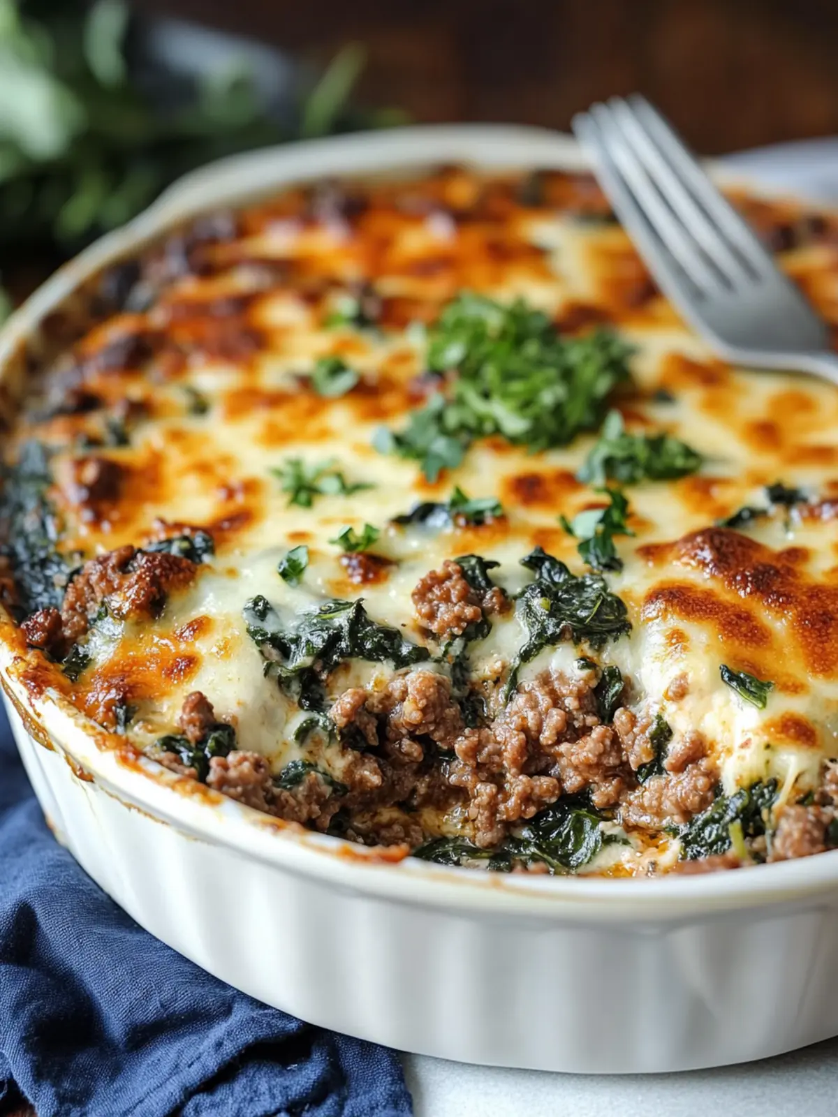 Comforting Ground Beef & Spinach Casserole You’ll Love 4 Ground Beef & Spinach Casserole