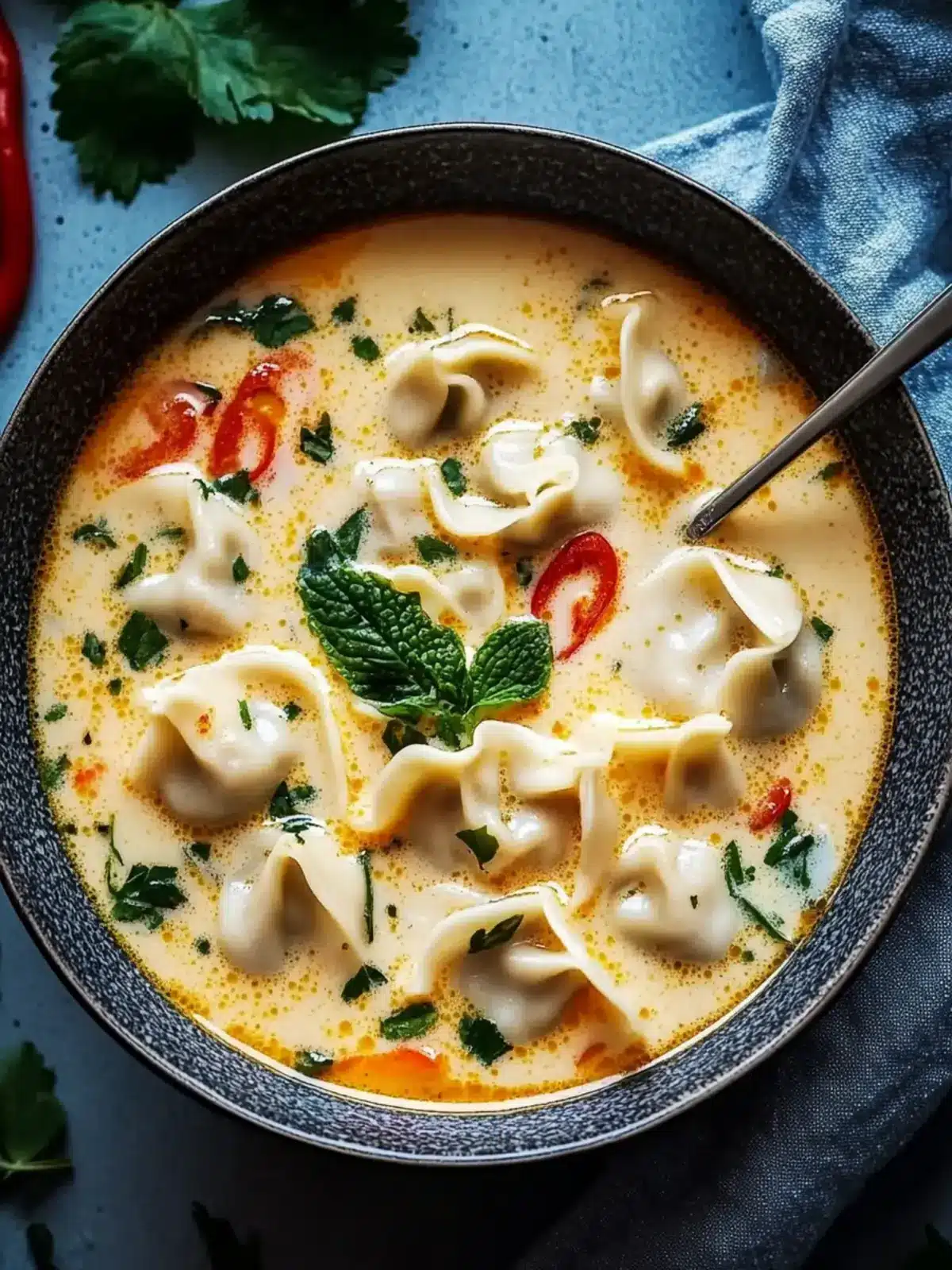 Creamy Thai Dumpling Soup: Cozy Comfort in Every Bowl 5 Creamy Thai Dumpling Soup