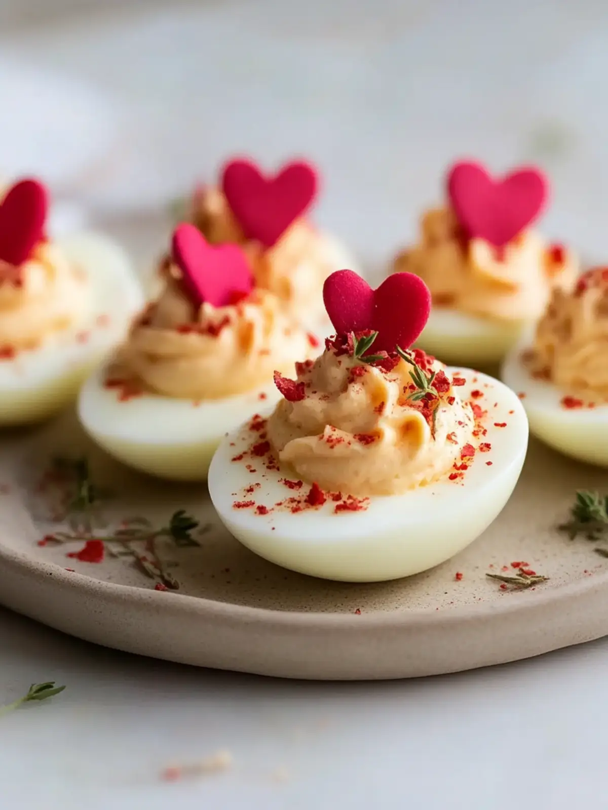 Romantic Valentine’s Day Deviled Eggs with a Colorful Twist 2 Romantic Valentine’s Day Deviled Eggs