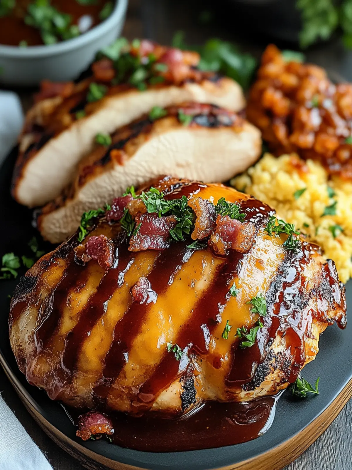 Savor Cowboy BBQ Bacon Cheddar Chicken for a Hearty Feast 3 Cowboy BBQ Bacon Cheddar Chicken