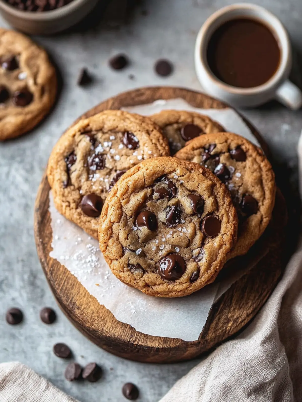Espresso Chocolate Chip Cookies with Browned Butter Bliss 4 Espresso Chocolate Chip Cookies