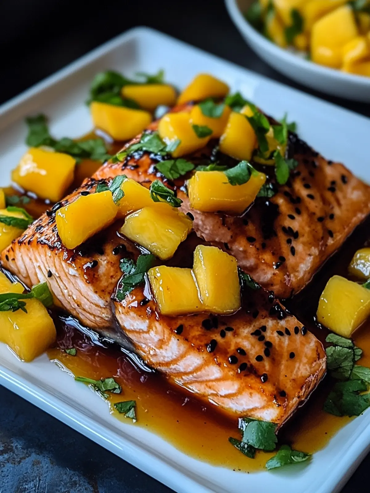 Mango Teriyaki Salmon: Your Quick & Healthy Dinner Fix 2 Mango Teriyaki Salmon