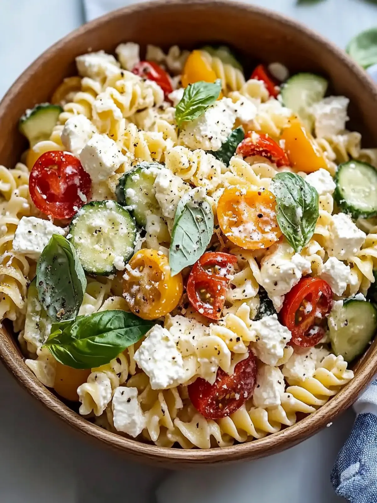 Delicious Cottage Cheese Pasta Salad for Healthy Meals 2 Cottage Cheese Pasta Salad