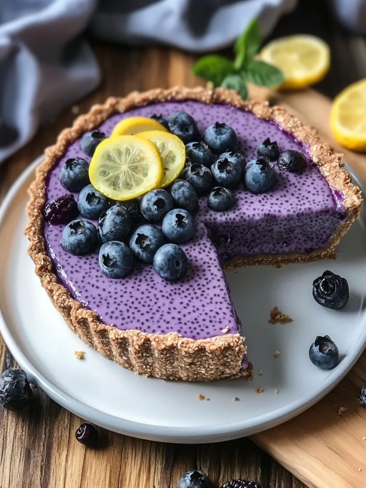 No-Bake Blueberry Chia Seed Pie for a Guilt-Free Treat 2 No-Bake Blueberry Chia Seed Pie