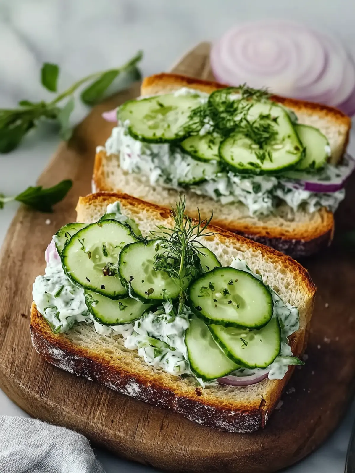 Cucumber Salad Sandwiches: A Fresh Twist for Easy Lunches 4 Cucumber Salad Sandwiches