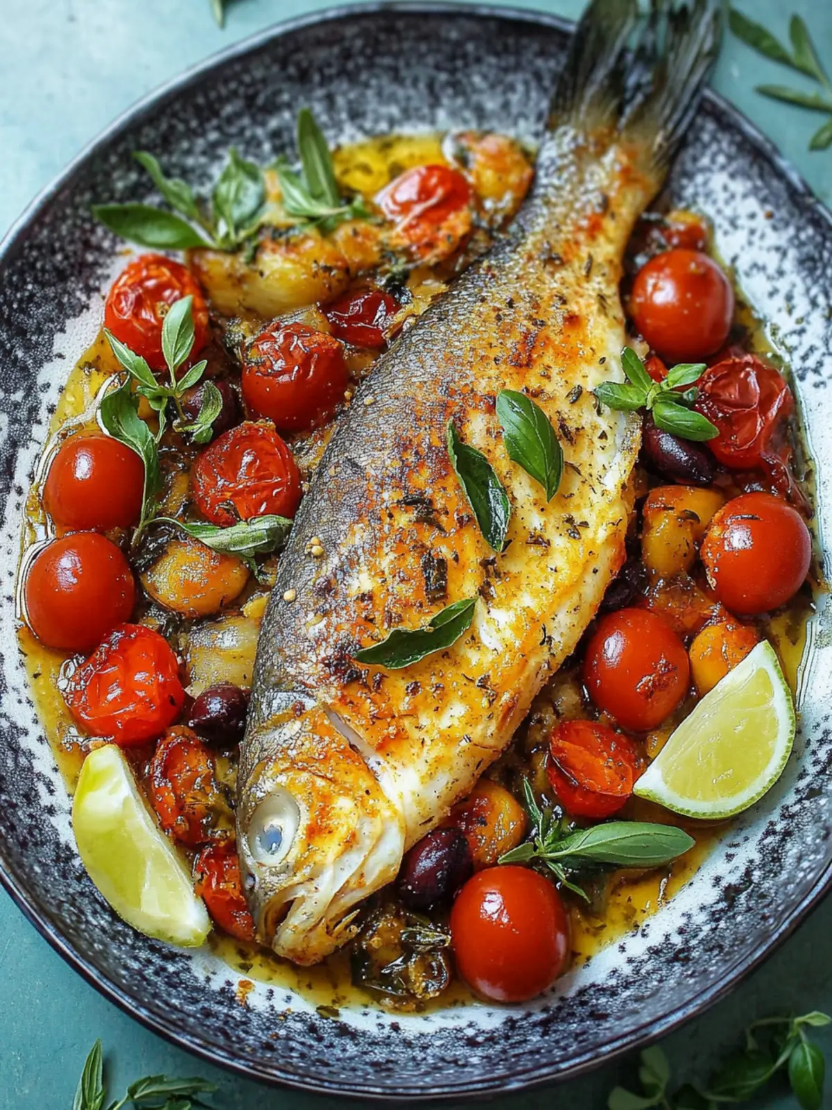 Mediterranean Baked Fish with Tomatoes and Olives Delight 4 Mediterranean Baked Fish