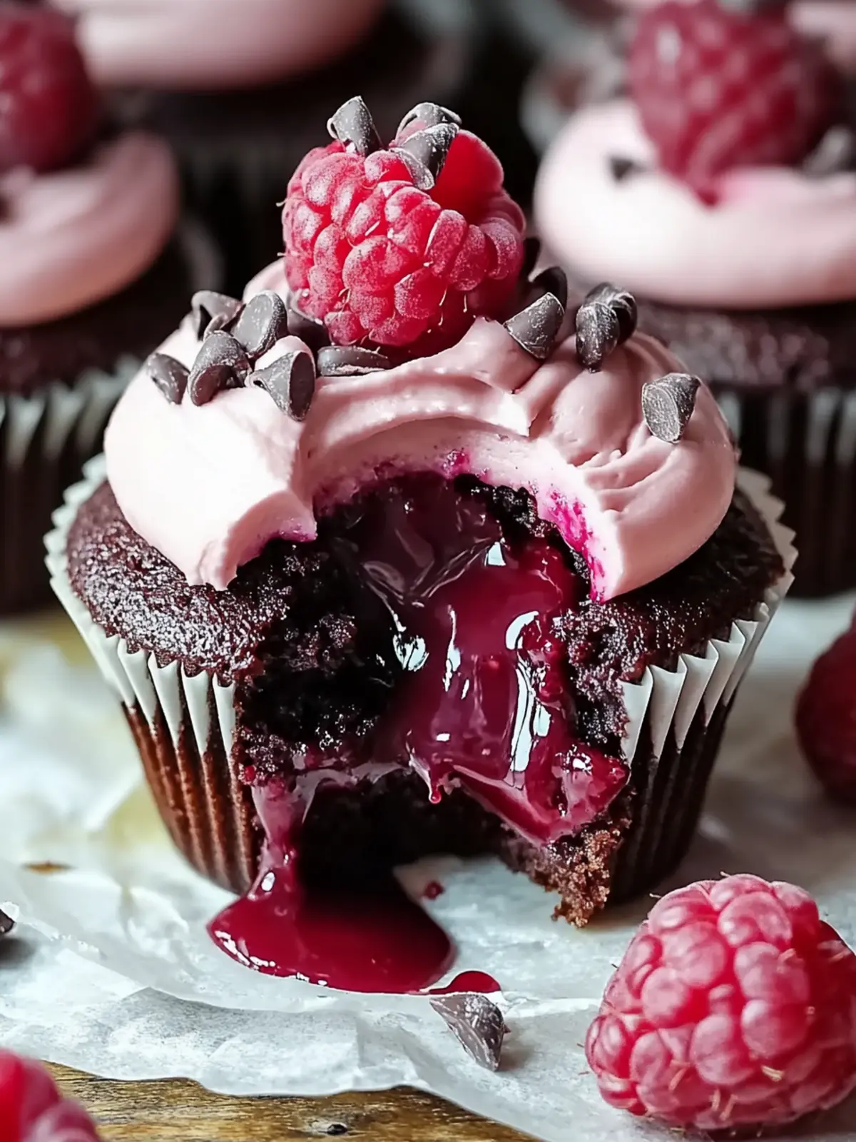 Mouthwatering Raspberry Chocolate Lava Cupcakes at Home 2 Raspberry Chocolate Lava Cupcakes