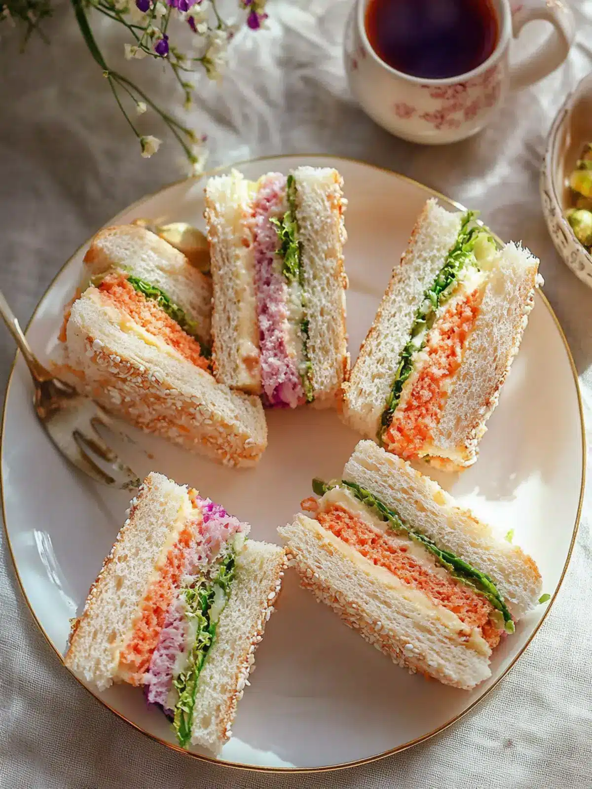 Colorful Tea Party Sandwiches That Wow Your Guests 5 Tea Party Sandwiches
