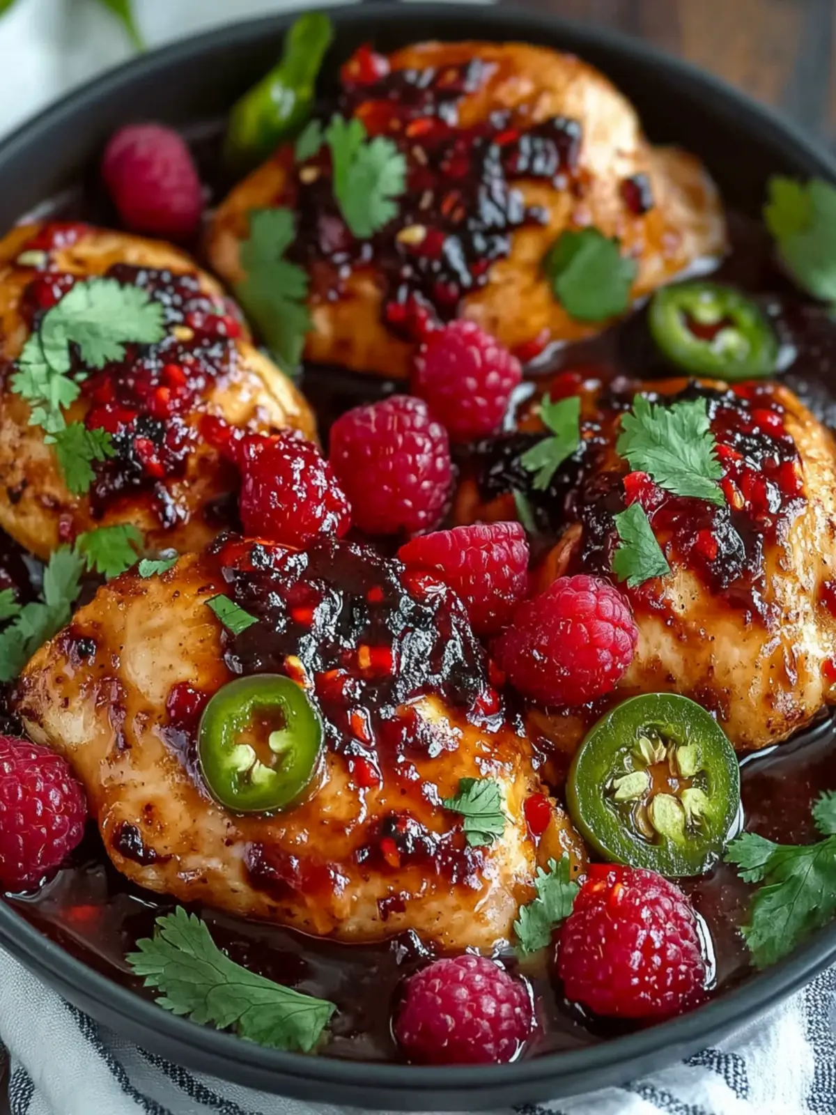 Sweet & Spicy Jalapeno Raspberry Chicken in Just 25 Minutes 4 Spicy Jalapeno Raspberry Chicken