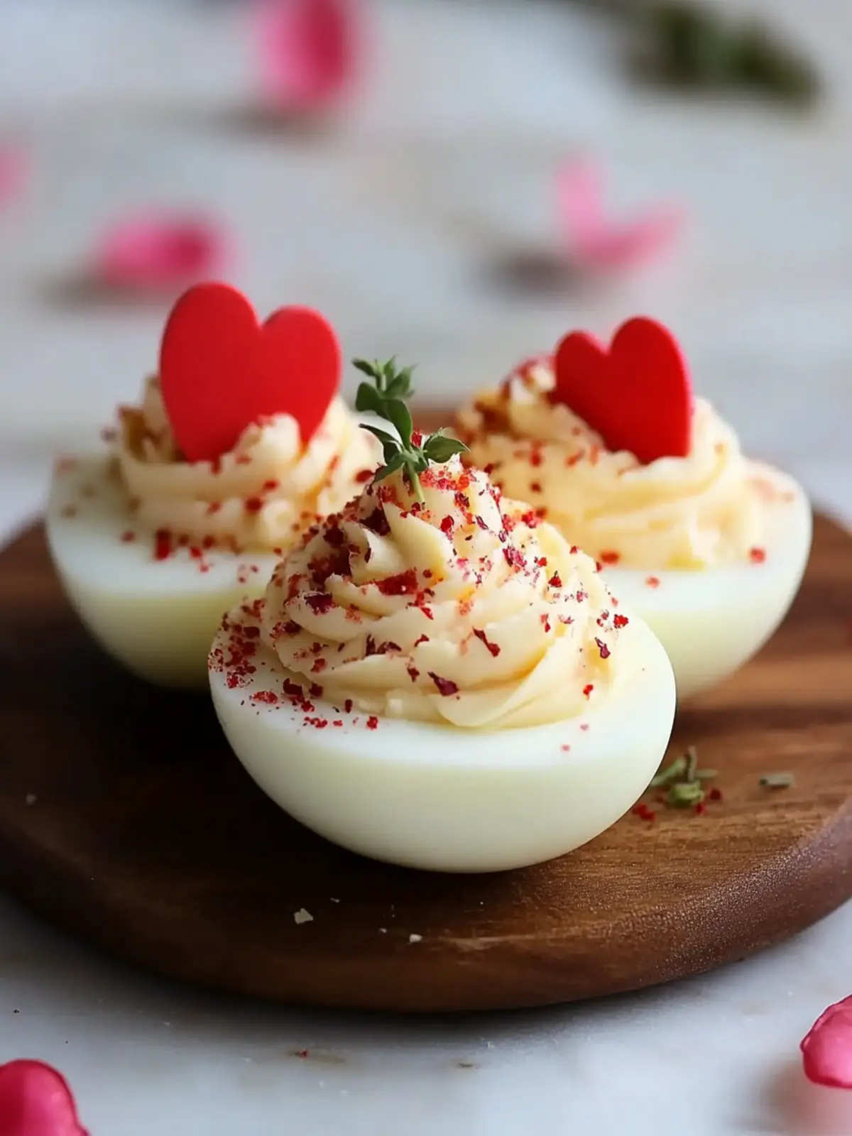 Romantic Valentine’s Day Deviled Eggs with a Colorful Twist 3 Romantic Valentine’s Day Deviled Eggs