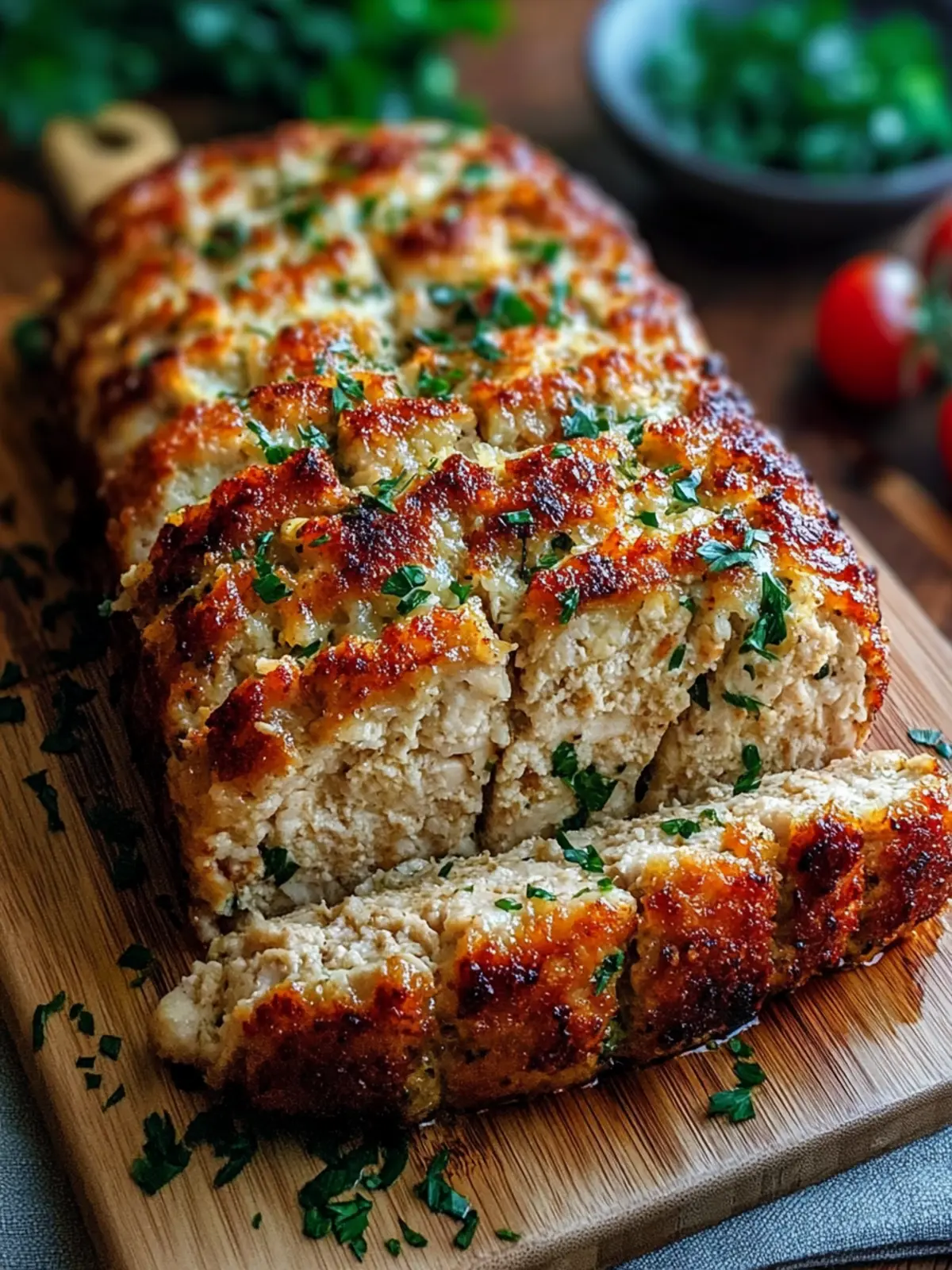 Irresistible Parmesan Chicken Meatloaf with Gooey Center 3 Parmesan Chicken Meatloaf