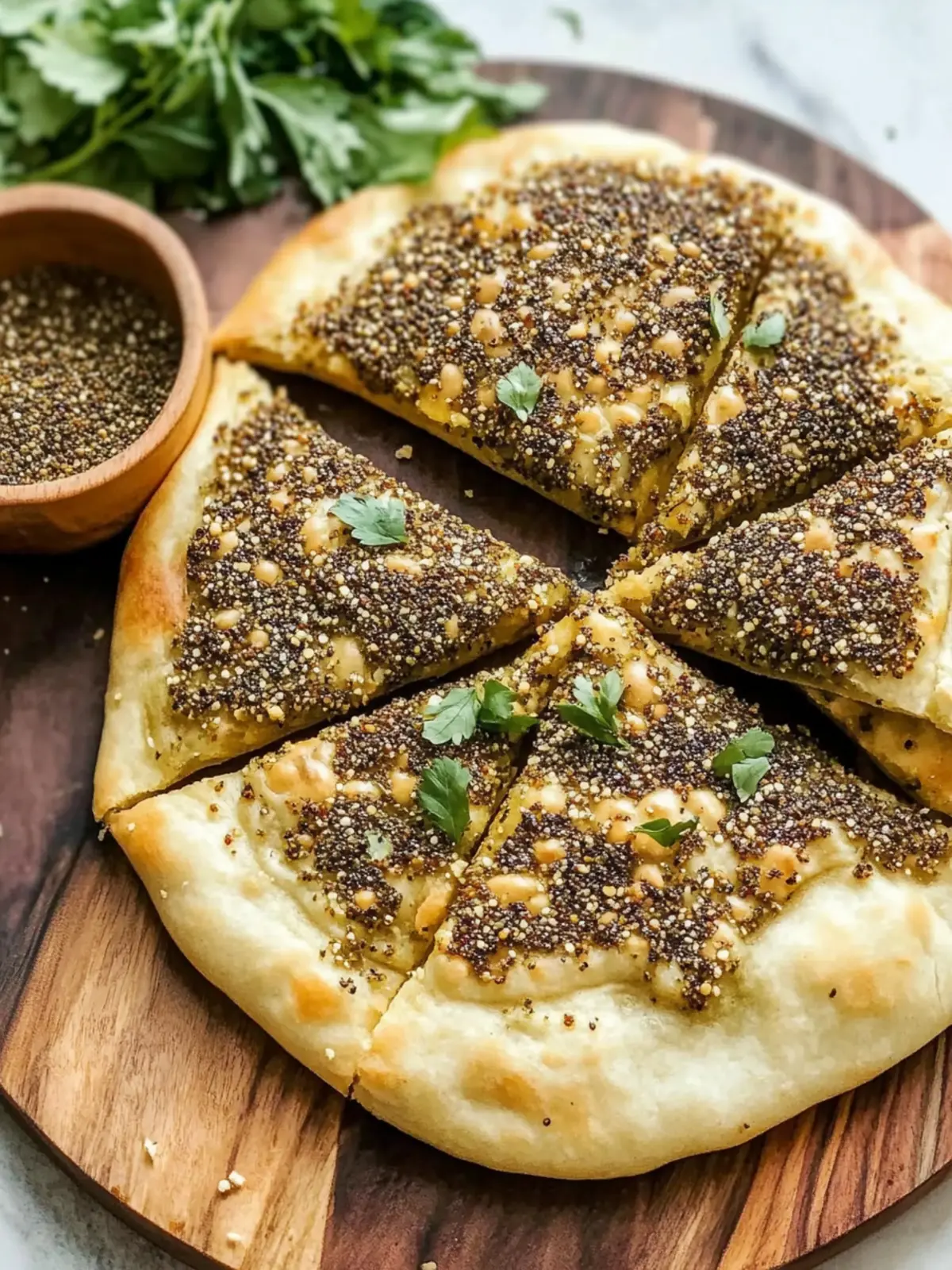 Savory Zaatar Manakeesh: Your Homemade Taste Adventure 3 Zaatar Manakeesh