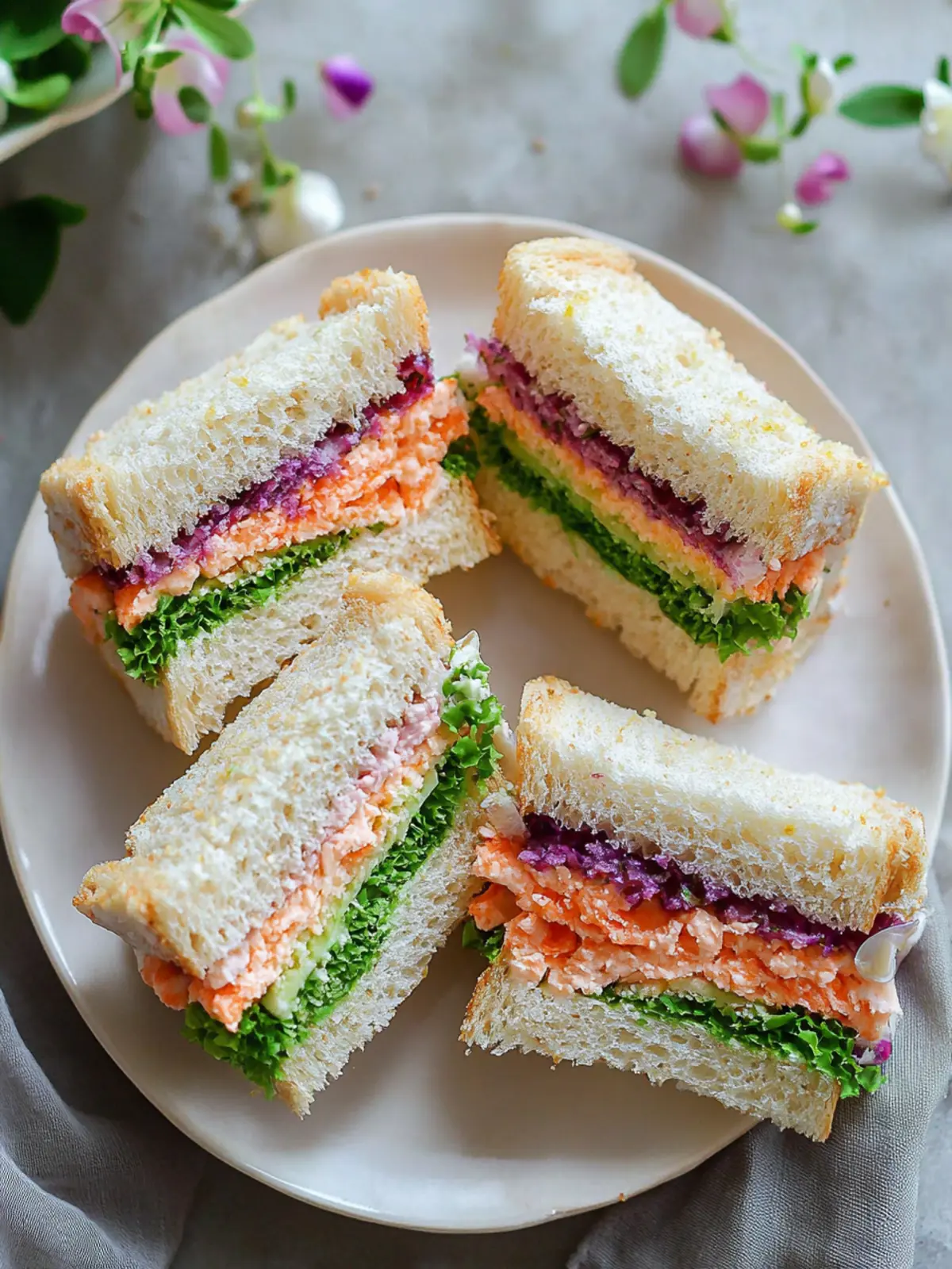 Colorful Tea Party Sandwiches That Wow Your Guests 3 Tea Party Sandwiches