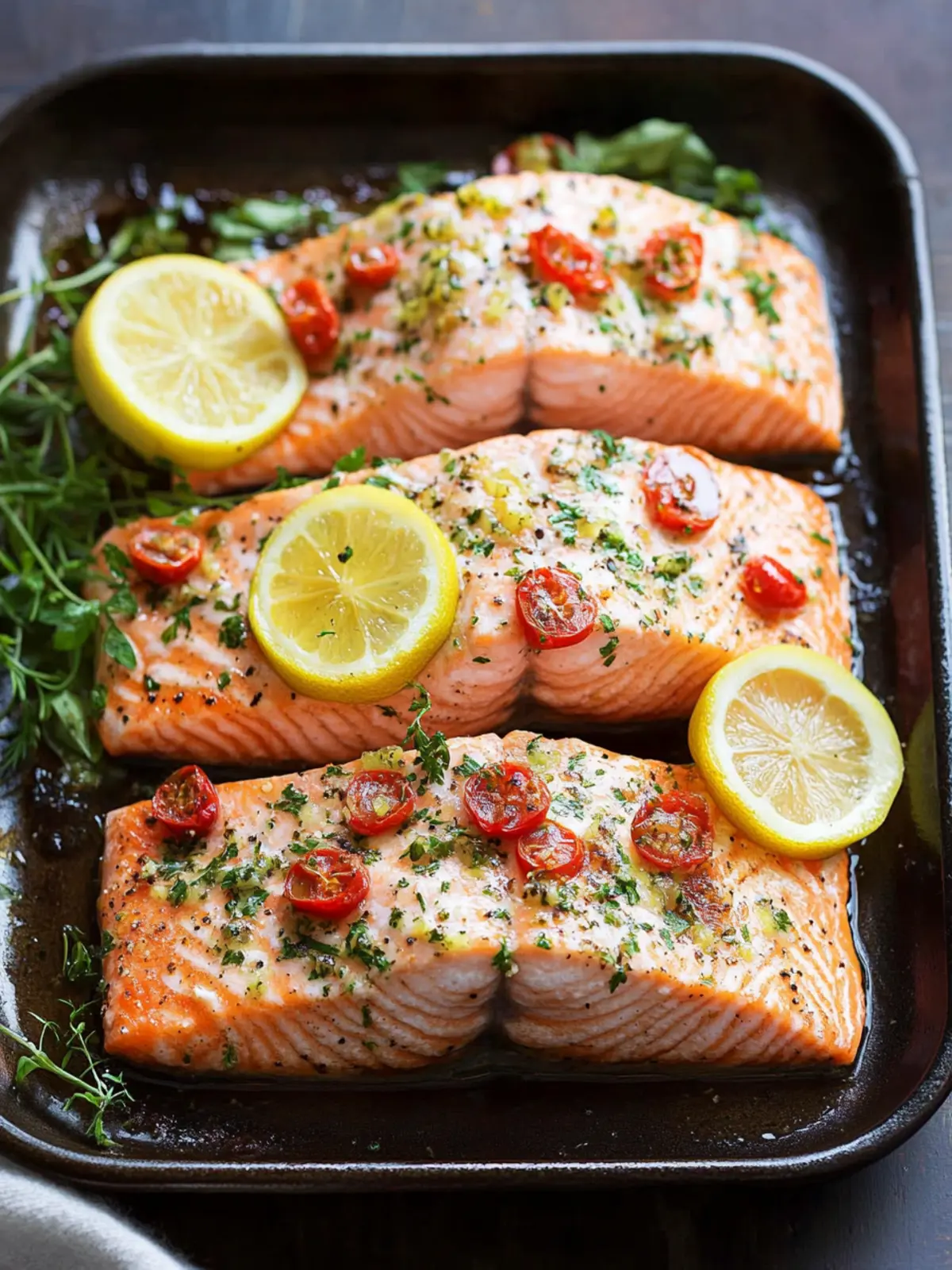 Delicious Baked Salmon with Garlic and Dijon in 20 Minutes 5 Baked Salmon