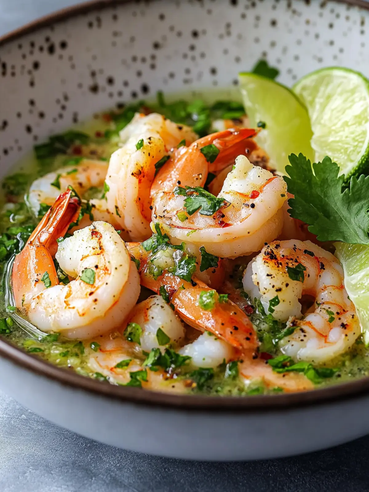 Shrimps in Culichi Salsa: A Guilt-Free Mexican Feast 4 Shrimps in Culichi Salsa