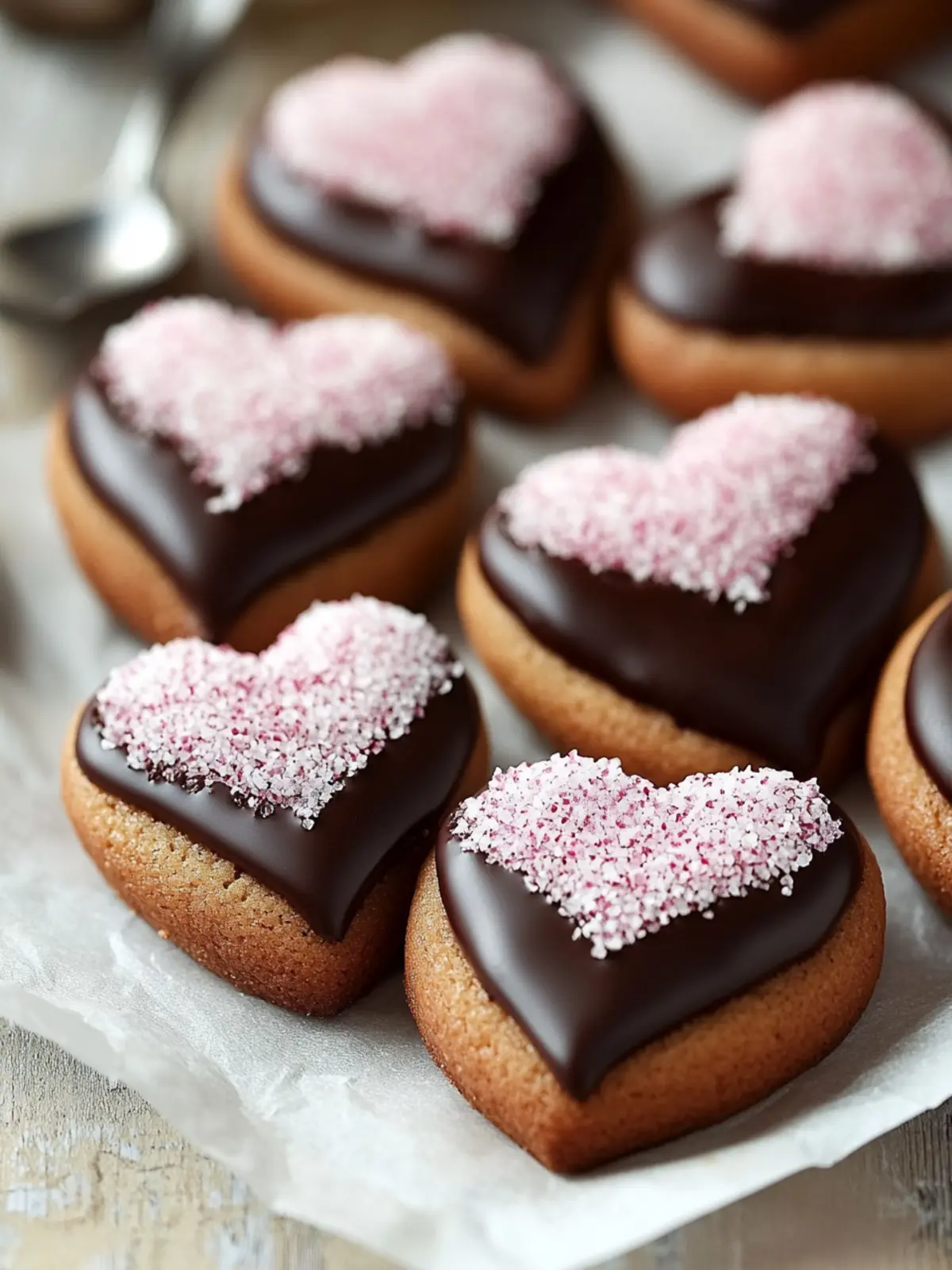 Delicious Chocolate Dipped Heart Cookies for Every Celebration 2 Chocolate Dipped Heart Cookies