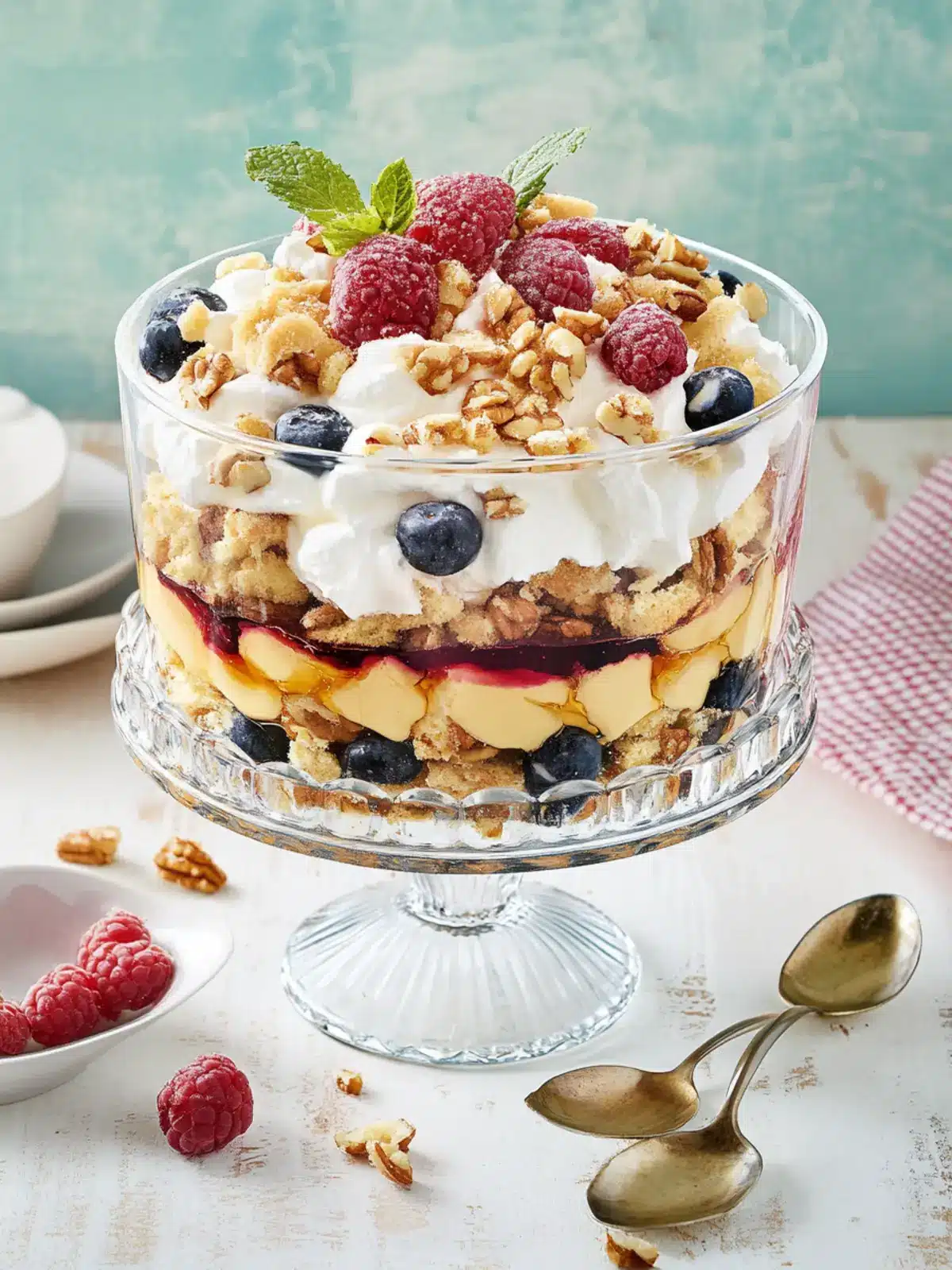 Irresistible Fruit and Nut Trifle for Your Next Sweet Escape 5 Fruit and Nut Trifle