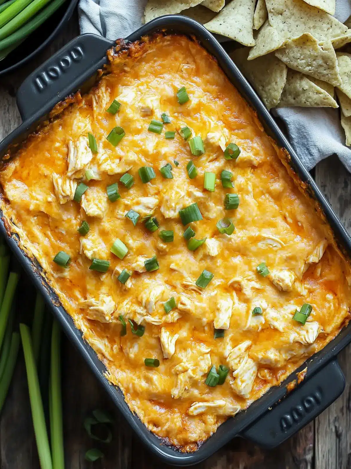 Oven Buffalo Chicken Dip: Ultimate Cheesy Comfort for Gatherings 3 Oven Buffalo Chicken Dip