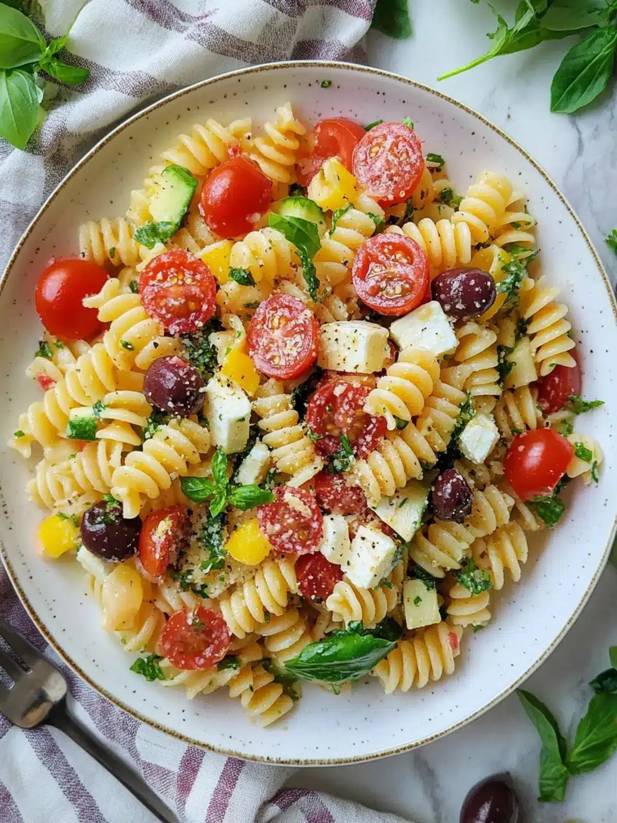 Horiatiki Village Pasta Salad: A Refreshing Twist on Tradition 4 Horiatiki Village Pasta Salad