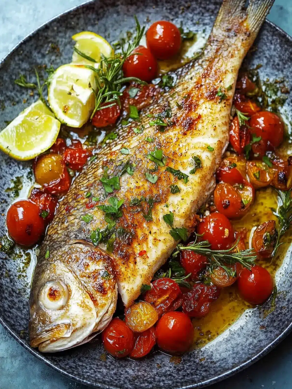 Mediterranean Baked Fish with Tomatoes and Olives Delight 3 Mediterranean Baked Fish