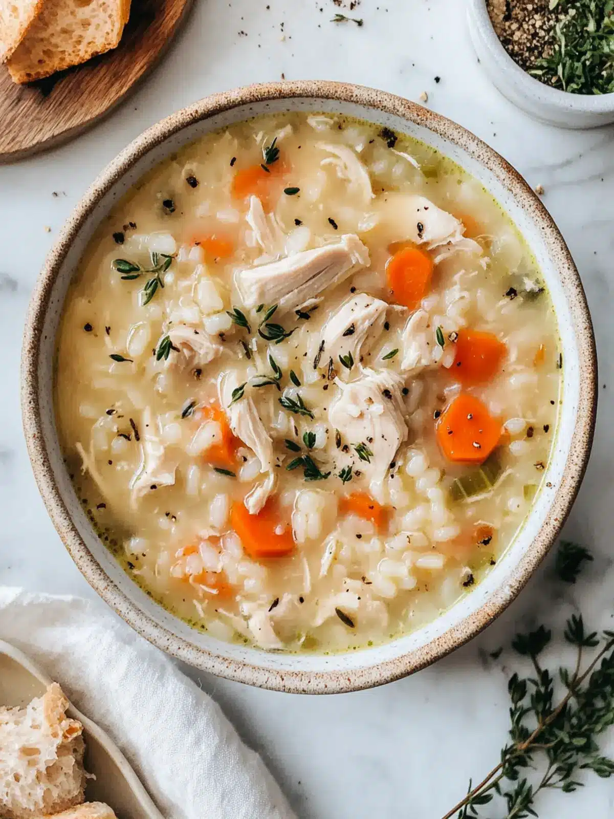 Cozy Up with Creamy Chicken and Rice Soup Today 2 Creamy Chicken and Rice Soup