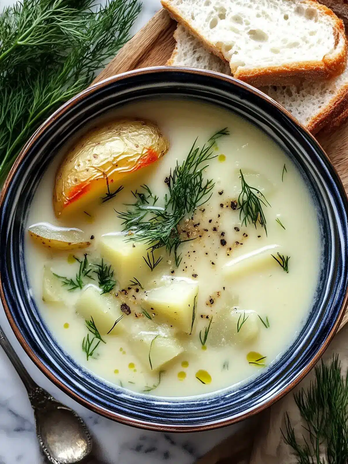 Creamy Potato & Dill Soup: Your New Favorite Comfort Dish 3 Creamy Potato & Dill Soup