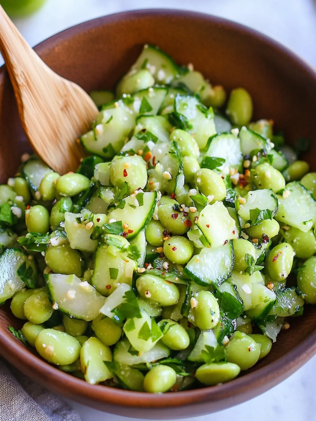 Cucumber Edamame Salad: Refreshing Twist for Your Table 2 Cucumber Edamame Salad