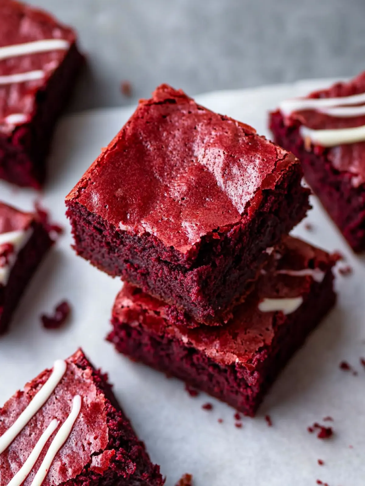 Decadent Fudgy Red Velvet Brownies to Wow Your Taste Buds 2 Fudgy Red Velvet Brownies