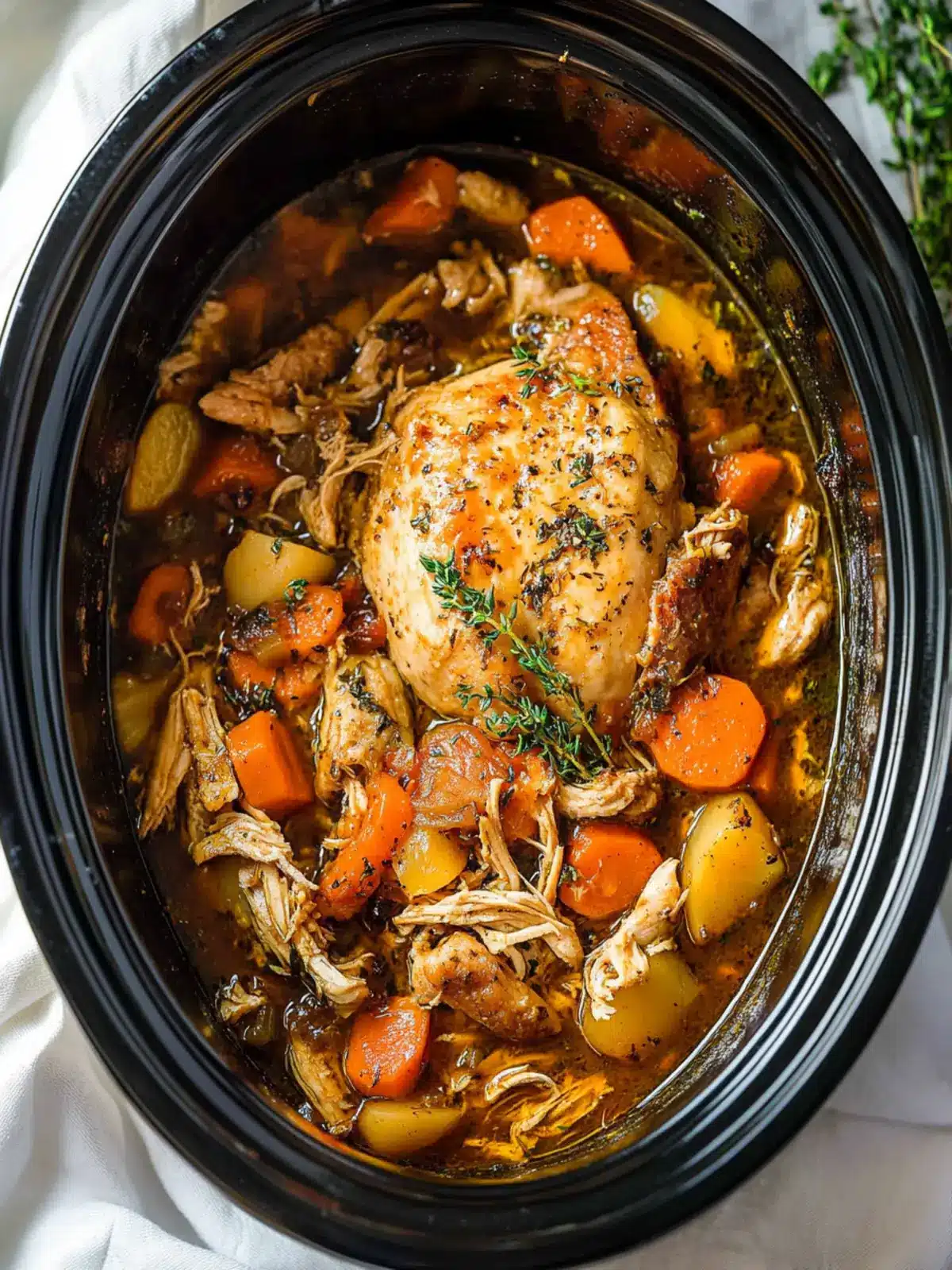 Crockpot Chicken Pot Roast: Comfort Food Made Simple 3 Crockpot Chicken Pot Roast