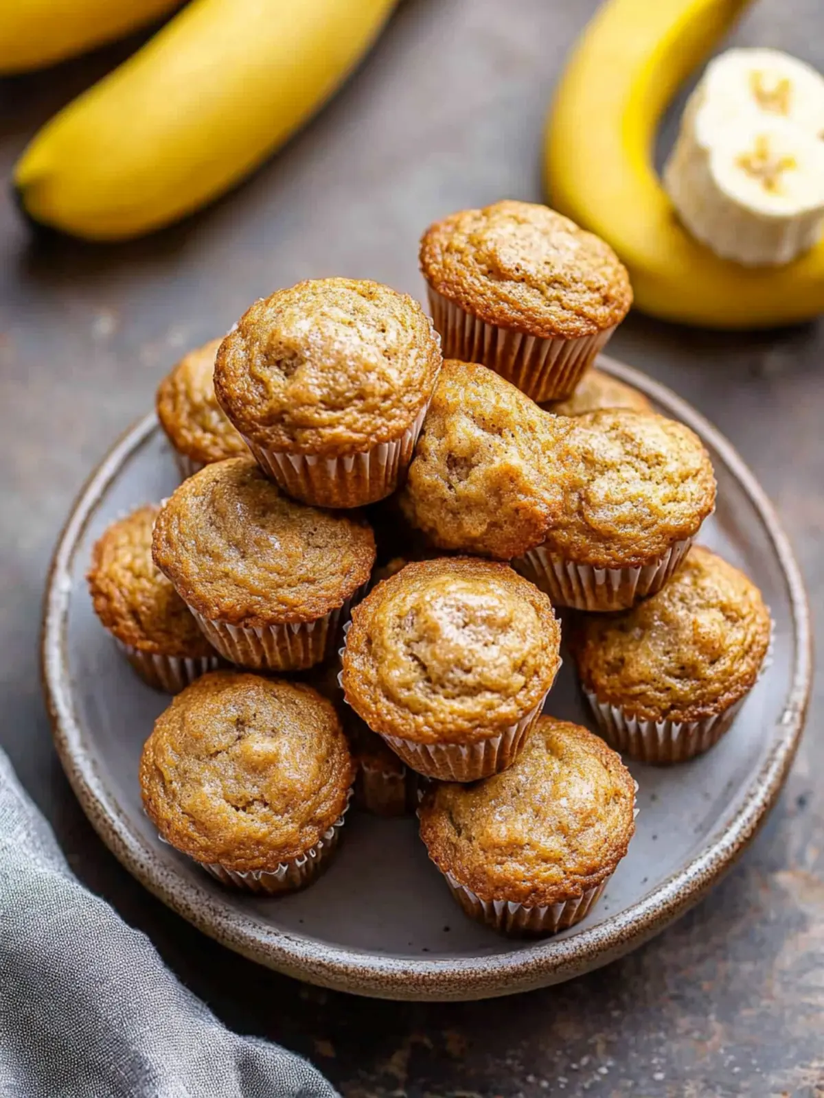 Deliciously Soft Mini Banana Muffins for a Perfect Snack 5 Mini Banana Muffins