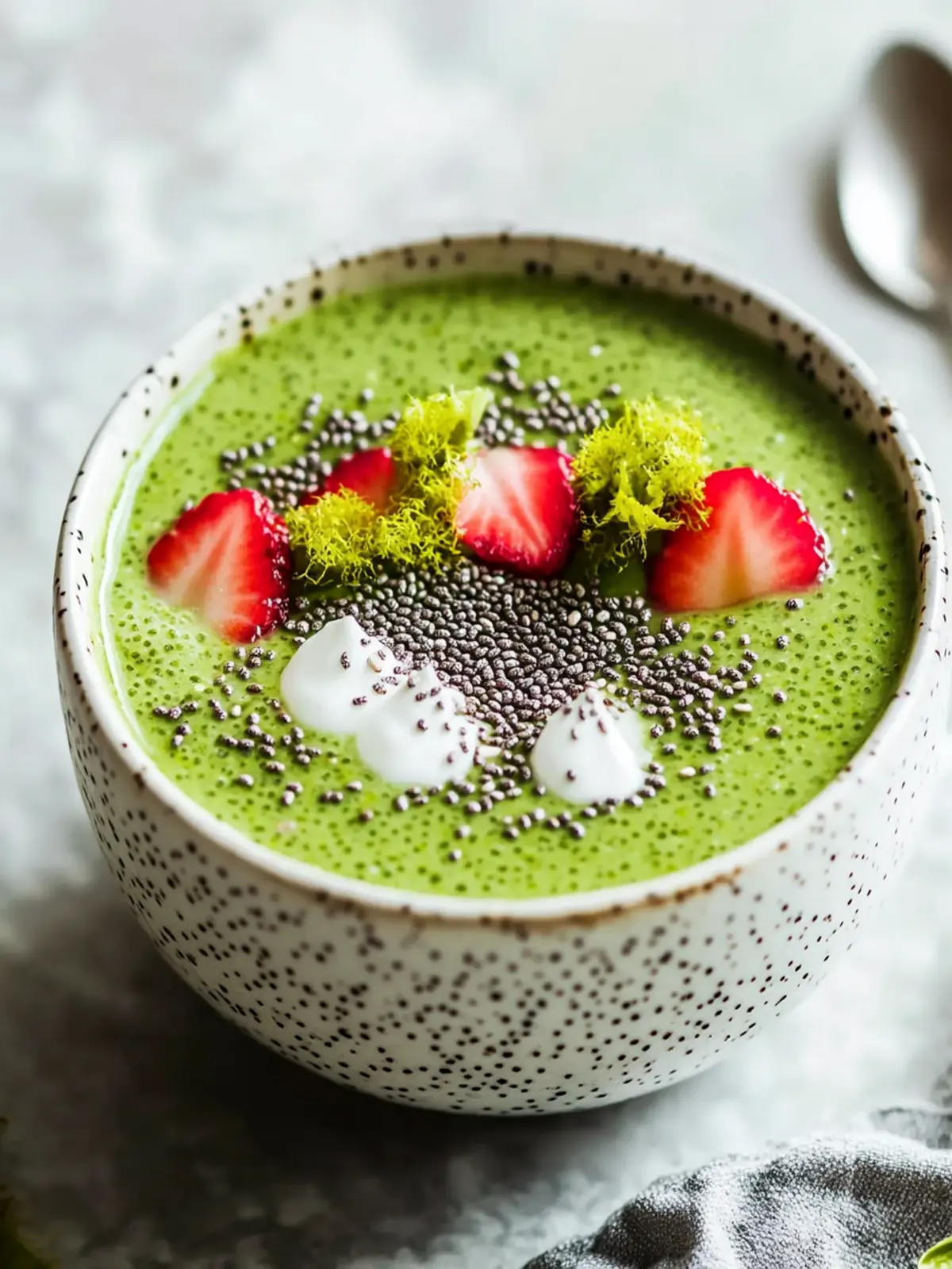 Green Matcha Chia Pudding: A Creamy Energy Boost! 4 Green Matcha Chia Pudding