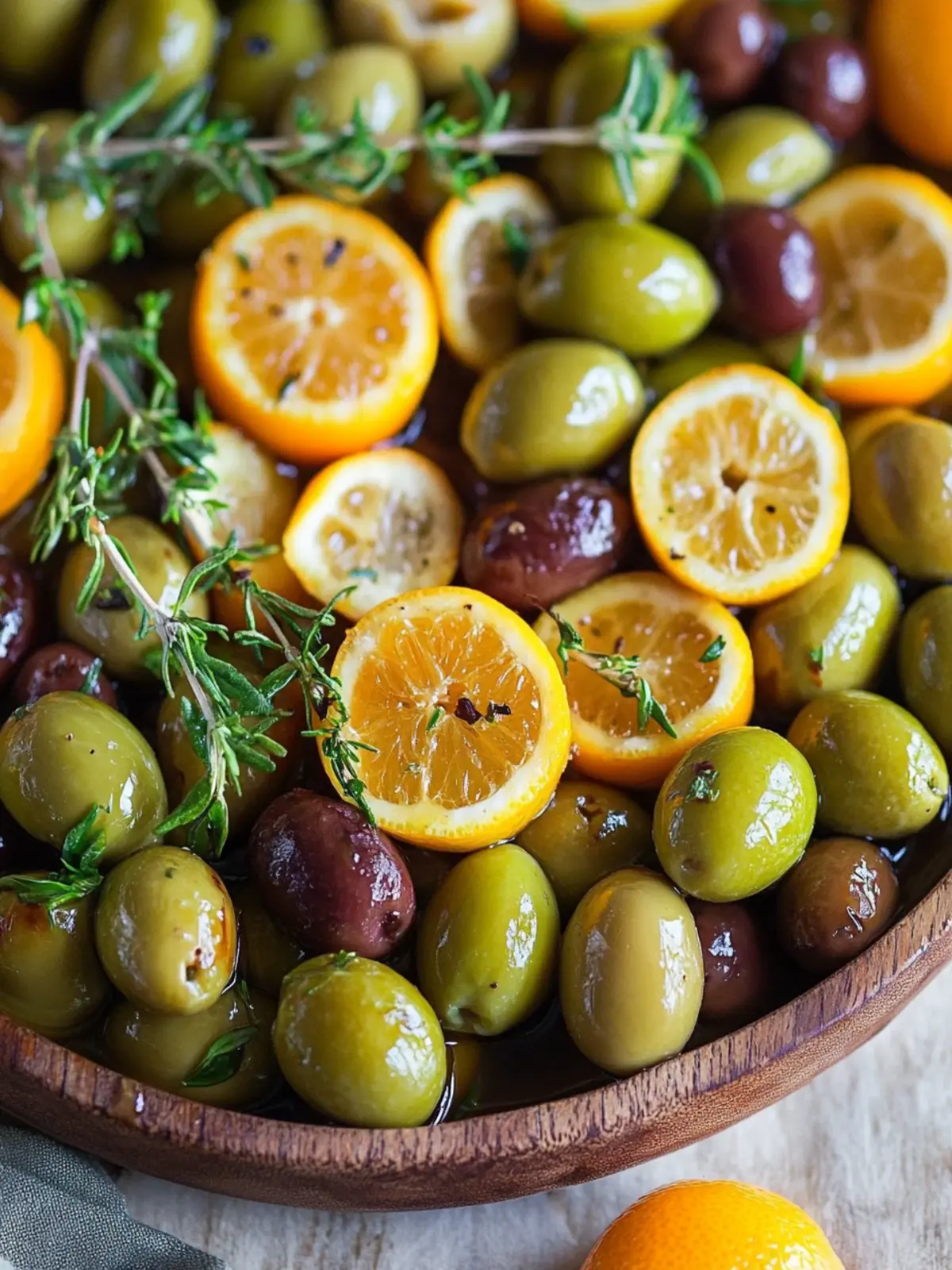 Roasted Maple Citrus Herb Olives for a Flavorful Snack 4 Roasted Maple Citrus Herb Olives