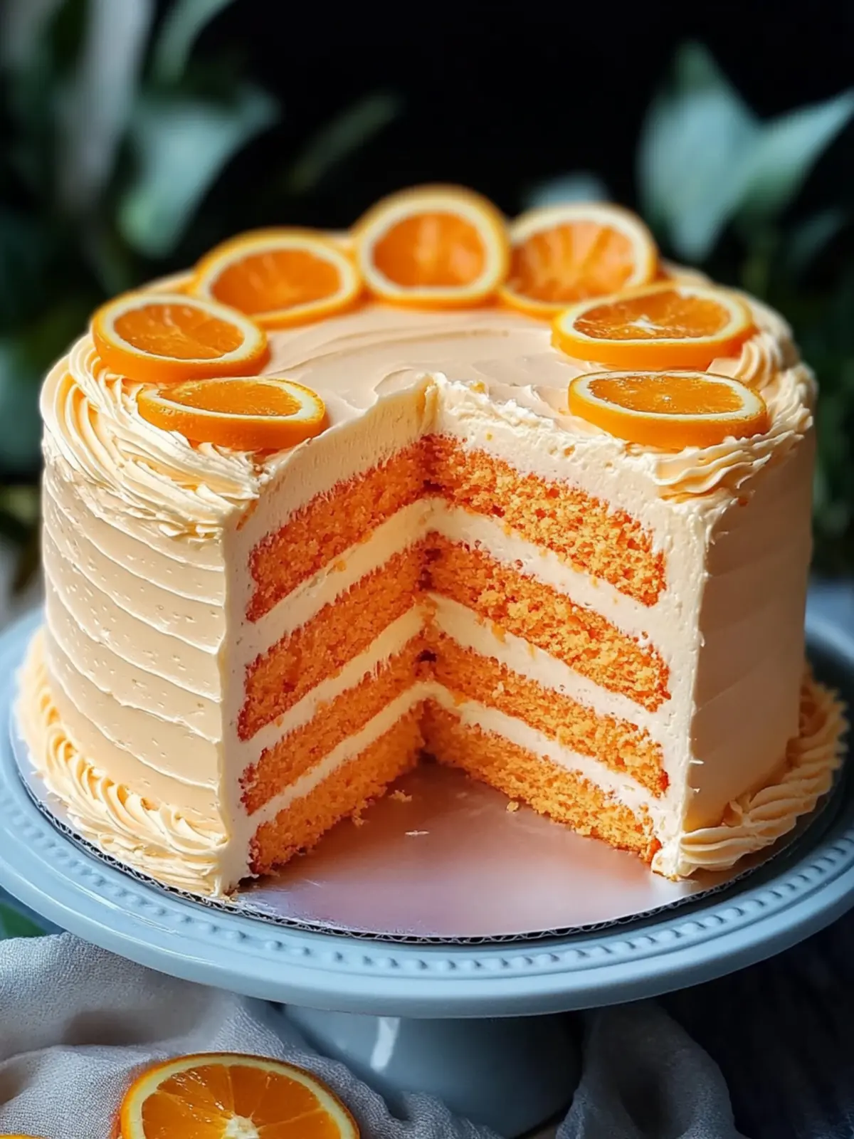Orange Velvet Cake with Creamy Citrus Frosting Delight 2 Orange Velvet Cake