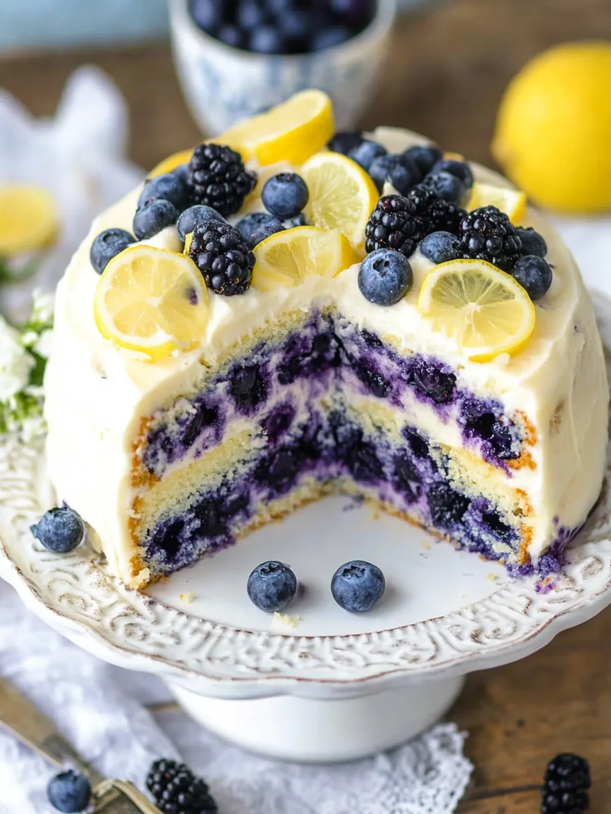 Lemon Blueberry Cake: A Zesty Twist on Your Favorite Dessert 5 Lemon Blueberry Cake