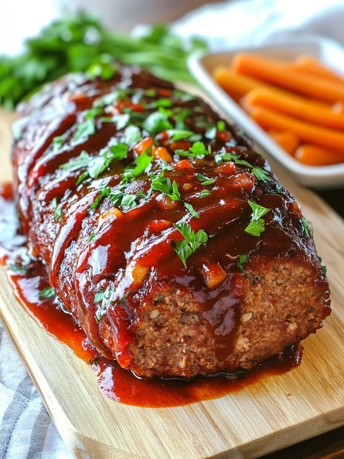 Smoky BBQ Meatloaf: Your New Favorite Comfort Dinner! 3 BBQ Meatloaf