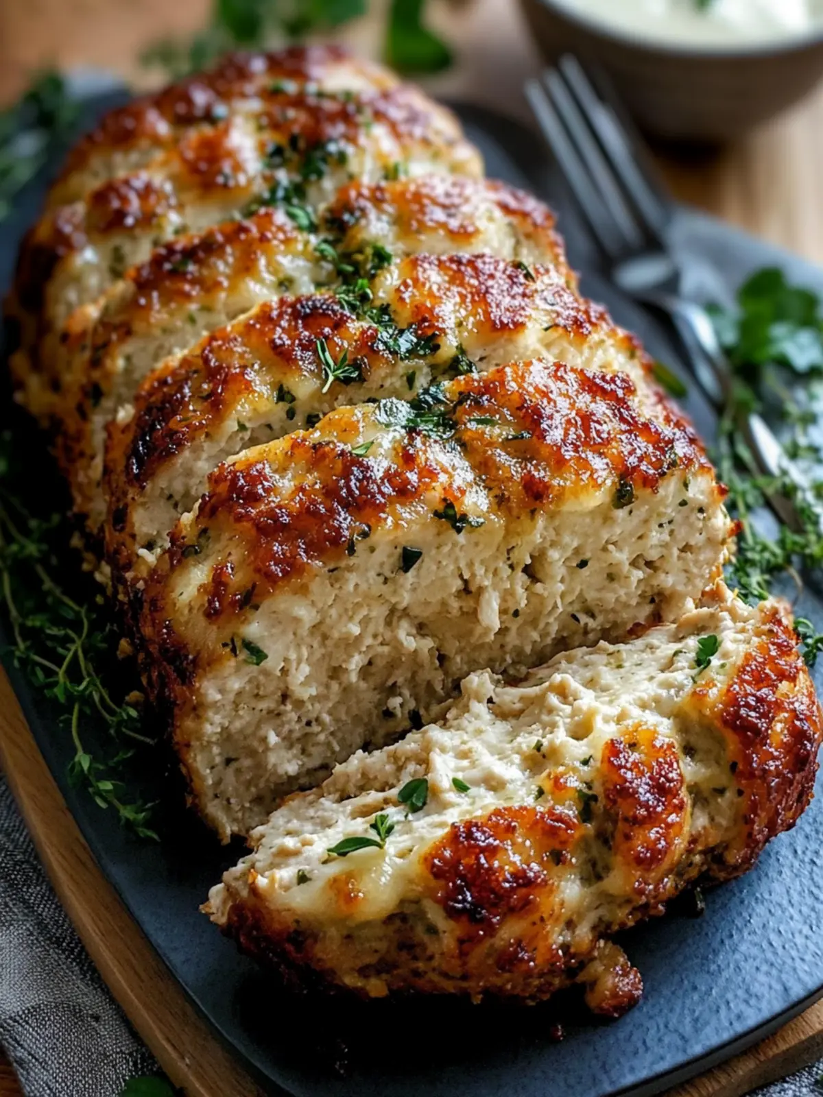 Parmesan Chicken Meatloaf: Comfort Food with a Cheesy Twist 2 Parmesan Chicken Meatloaf