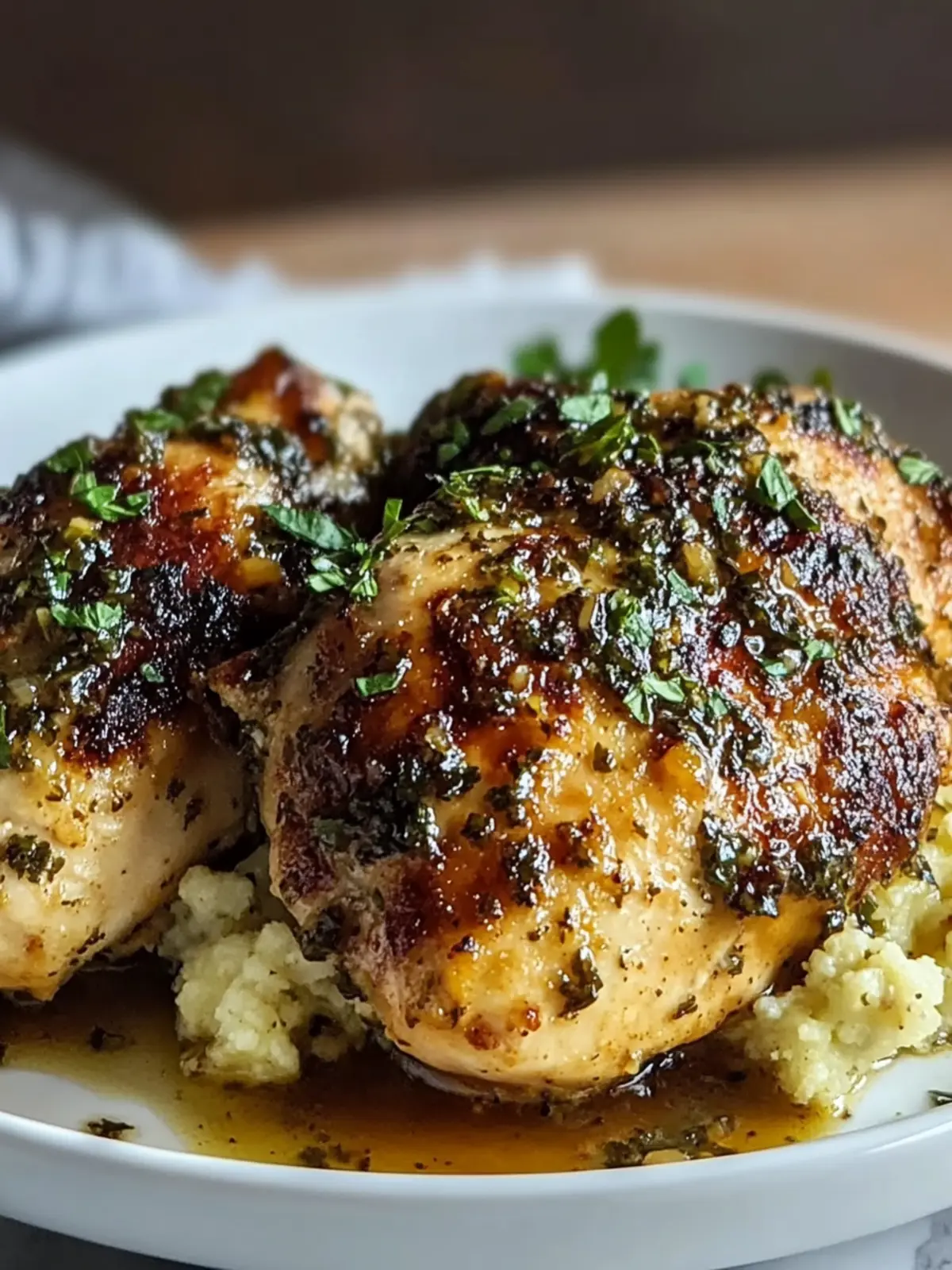 Garlic Herb Chicken with Creamy Mashed Potatoes Delight 5 Garlic Herb Chicken