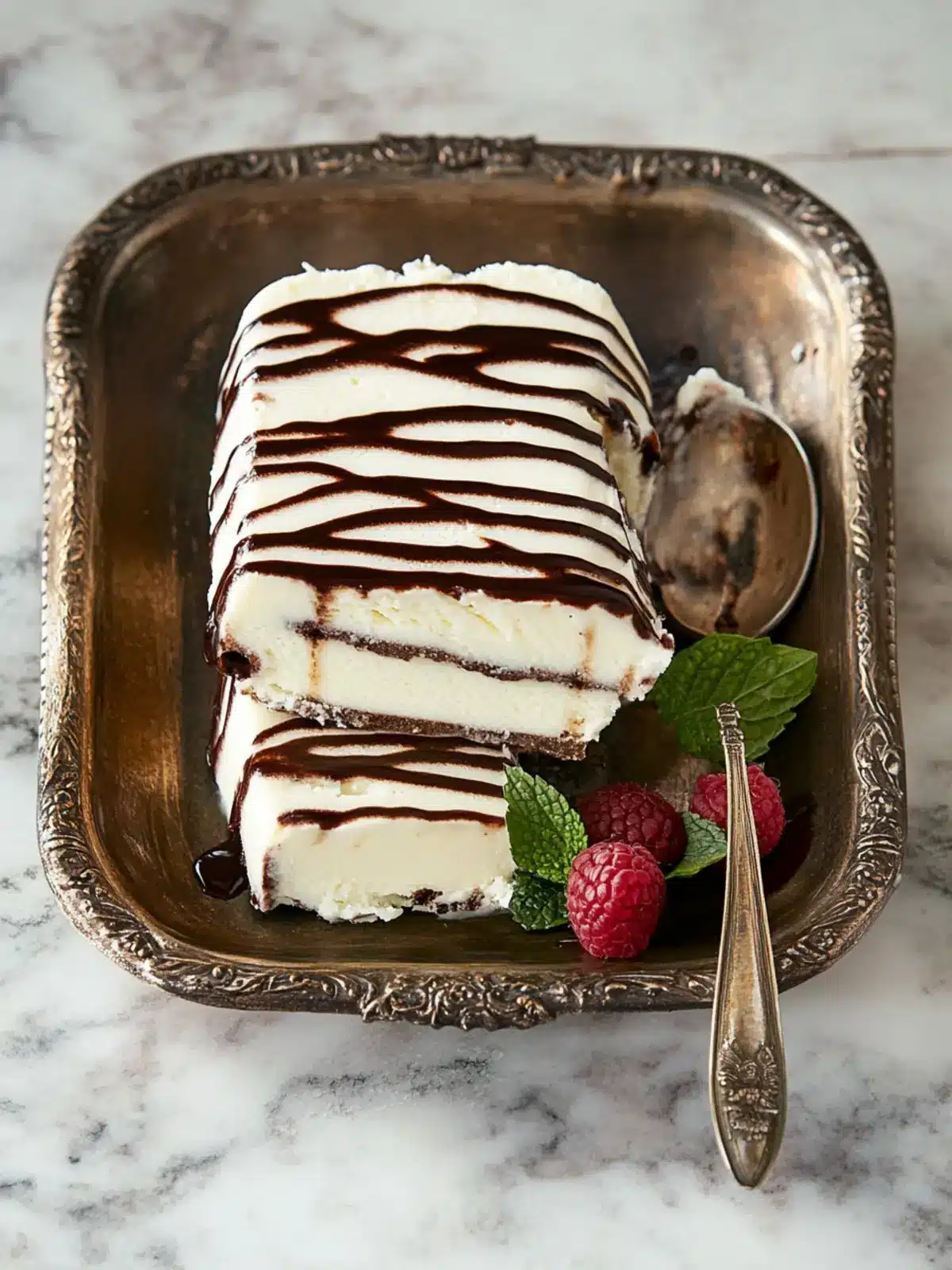 Irresistible Zebra Semifreddo: Your No-Bake Dessert Solution 3 Zebra Semifreddo