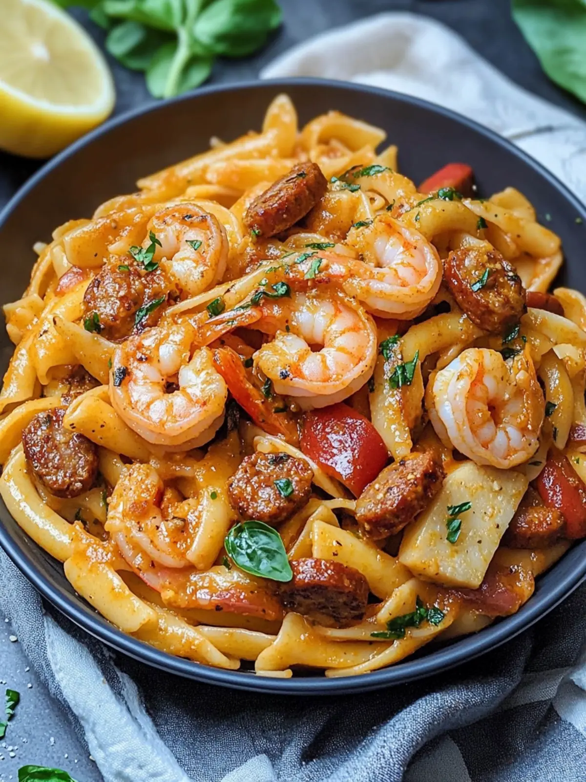 Cajun Shrimp and Sausage Pasta That Will Ignite Your Dinner 4 Cajun Shrimp and Sausage Pasta