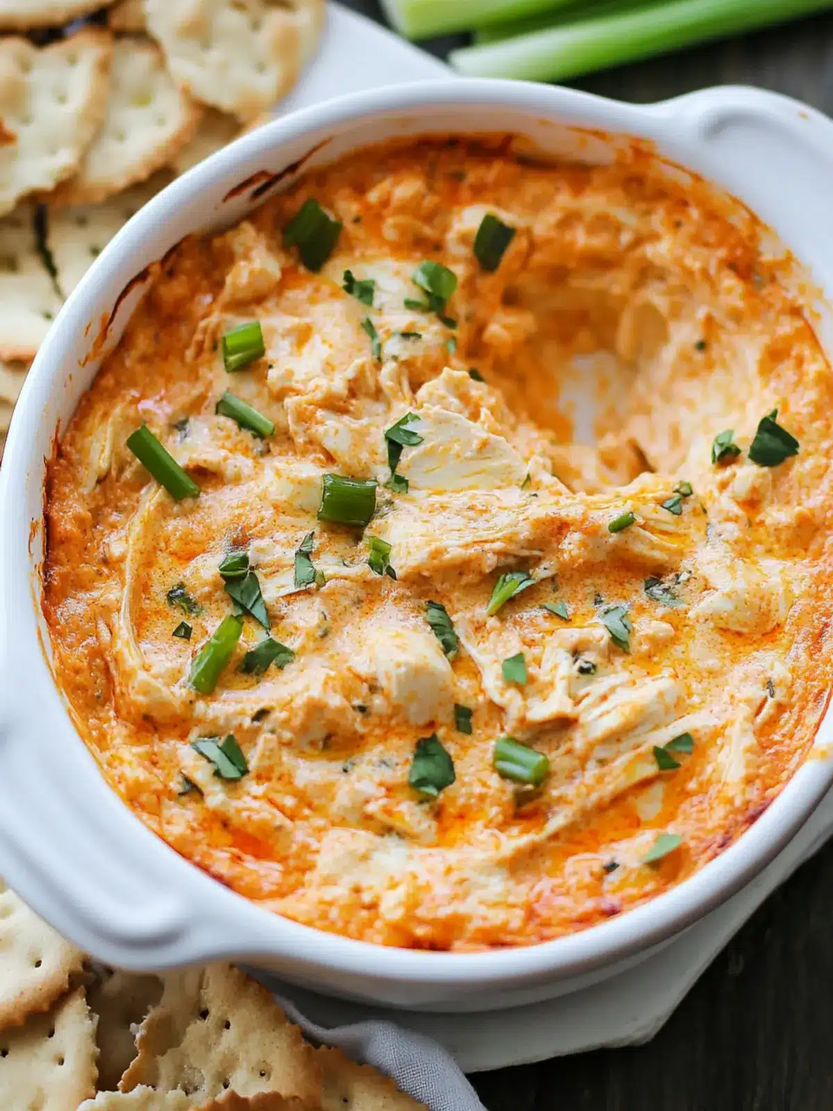 Dairy-Free Healthy Buffalo Chicken Dip You’ll Crave Forever 3 Dairy-Free Healthy Buffalo Chicken Dip