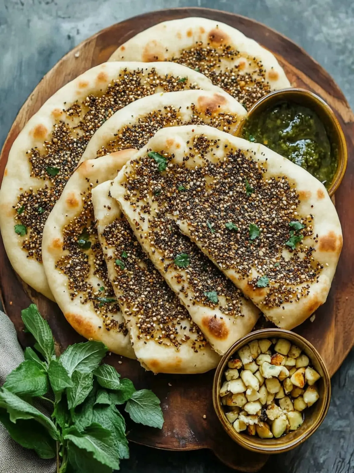 Savory Zaatar Manakeesh: Your Homemade Taste Adventure 4 Zaatar Manakeesh