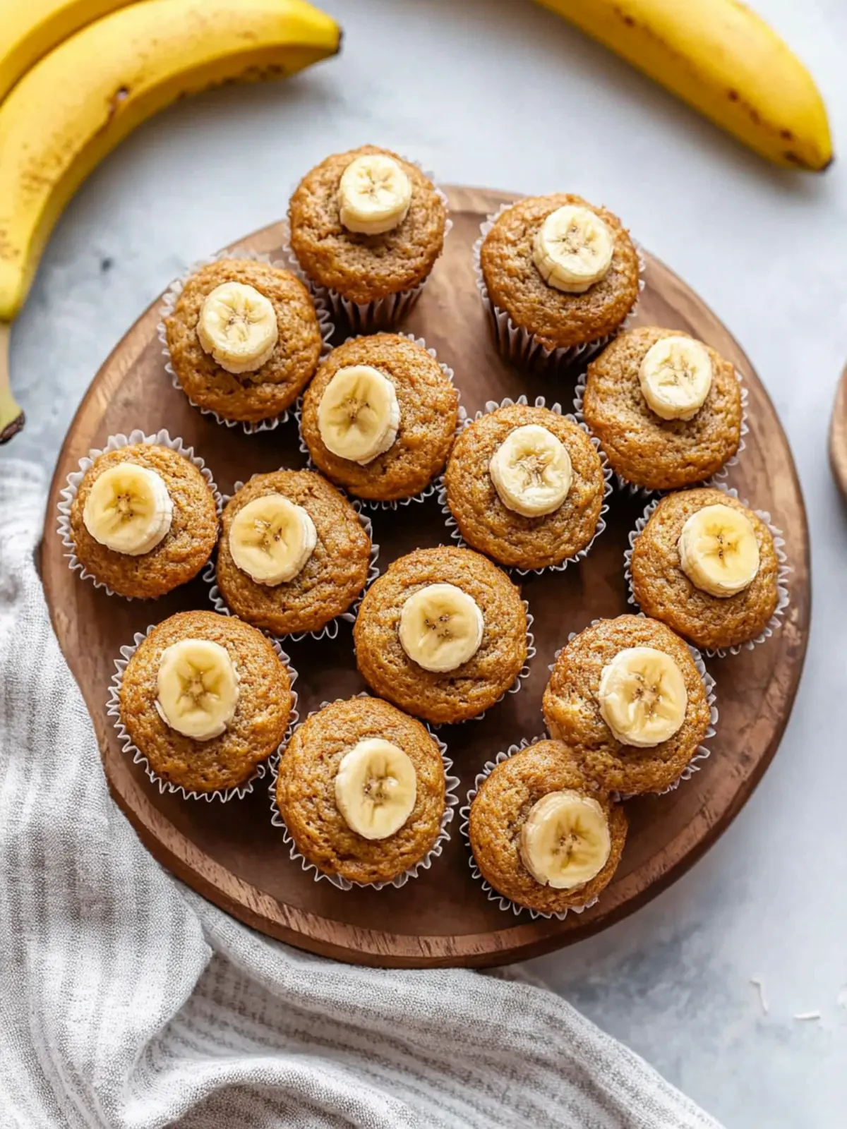 Deliciously Soft Mini Banana Muffins for a Perfect Snack 4 Mini Banana Muffins