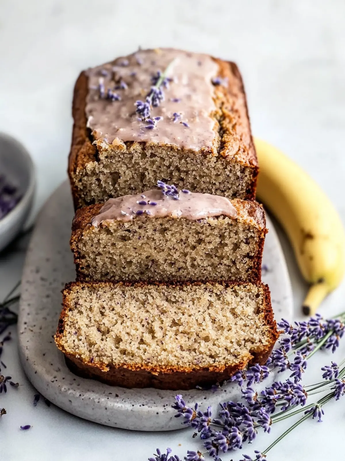 Lavender Banana Bread: A Unique Floral Brunch Delight 4 Lavender Banana Bread
