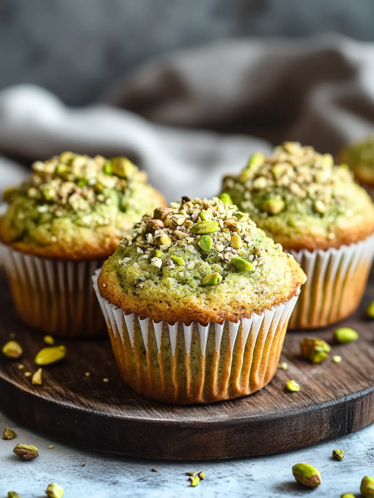 Irresistibly Soft Pistachio Muffins for Your Cozy Mornings 2 Pistachio Muffins