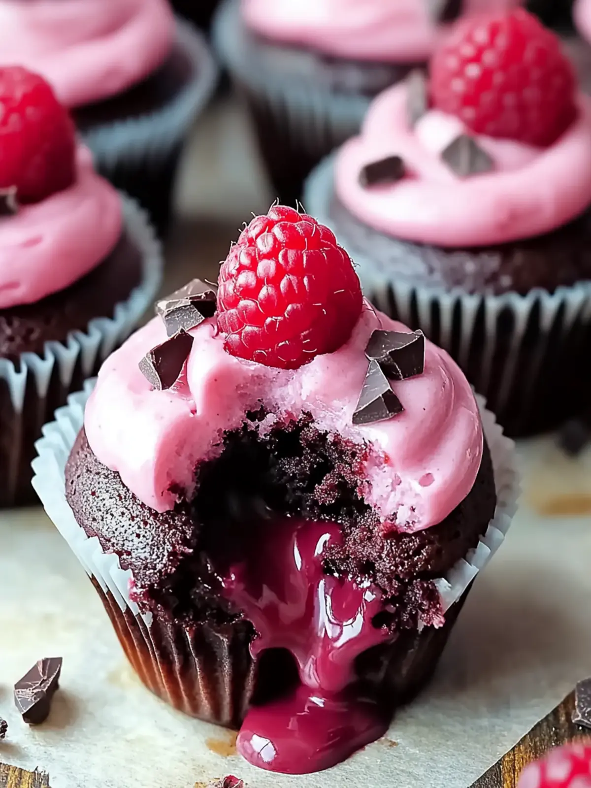 Mouthwatering Raspberry Chocolate Lava Cupcakes at Home 4 Raspberry Chocolate Lava Cupcakes