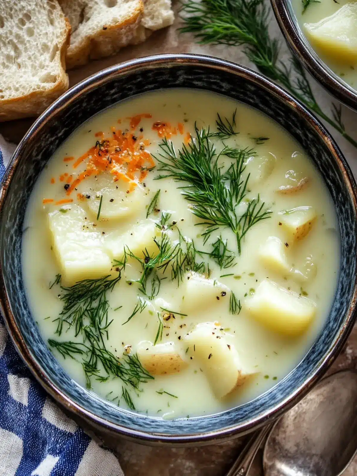 Creamy Potato & Dill Soup: Your New Favorite Comfort Dish 2 Creamy Potato & Dill Soup