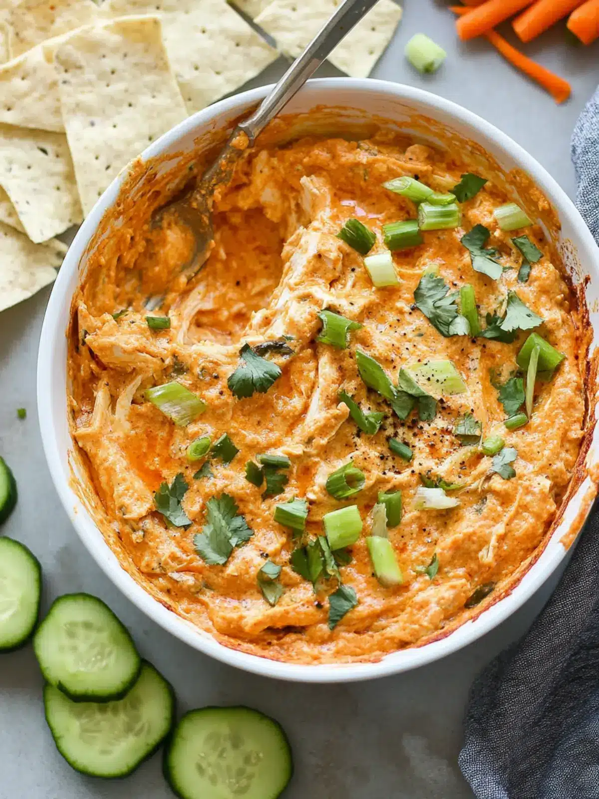 Dairy-Free Healthy Buffalo Chicken Dip You’ll Crave Forever 2 Dairy-Free Healthy Buffalo Chicken Dip