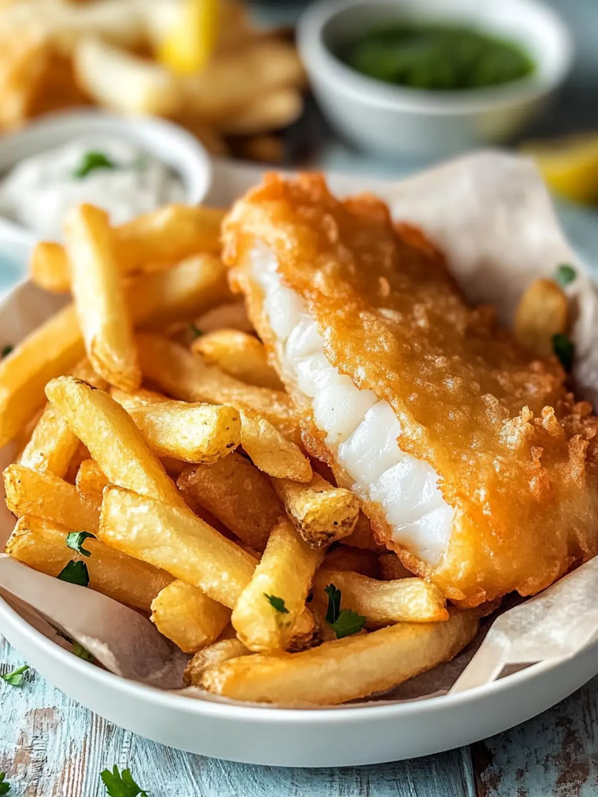 Crispy Fish and Chips Recipe for the Perfect Comfort Meal 5 Fish and Chips
